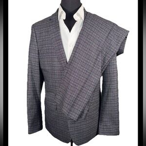 Paisley & Gray Gray Plaid Men's Suit Set